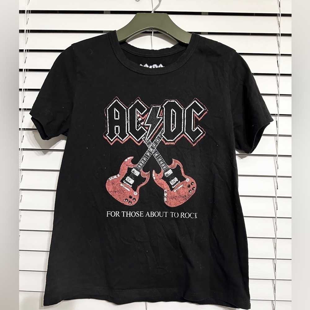AC/DC  Band Black T-Shirt size S